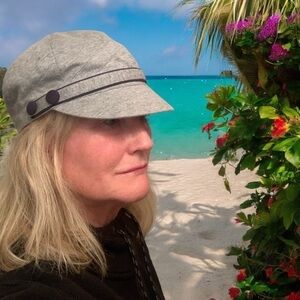 San Diego Hat Company 100% Cotton Light Gray Cotton Lined OS